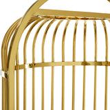 Dion Gold Finish Dome Cage Chair