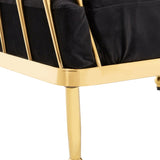 Sapa Black & Gold Statement Chair