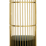 Dion Gold Finish Dome Cage Chair