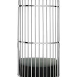 Dion Silver Finish Dome Cage Chair