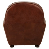 Brazier Brown Leather Classic Armchair