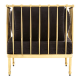 Sapa Black & Gold Statement Chair