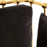 Sapa Black & Gold Statement Chair