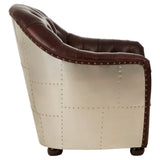 Brazier Brown Leather Armchair