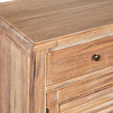 Burdock Whitewash Oakwood Sideboard