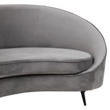 Rosita 3 Seater Grey Velvet Sofa