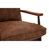 Flynn 2 Seater Brown Sofa