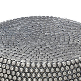 Venice Beaded Silver Coffee Table