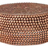 Venice Beaded Iron Copper Coffee Table