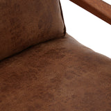 Flynn 2 Seater Brown Sofa