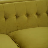 Bosco Olive Green Velvet Sofa