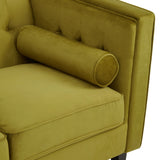 Bosco Olive Green Velvet Sofa