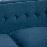 Bosco Blue Velvet Sofa