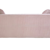 Asher 3 Seater Pink Velvet Sofa