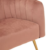 Julia 2 Seater Pink Velvet Sofa