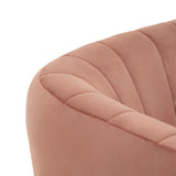 Julia 2 Seater Pink Velvet Sofa