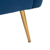 Julia 2 Seater Blue Velvet Sofa