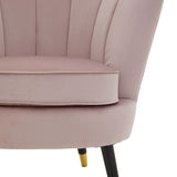 Chrishell Dusky Pink Velvet Chair