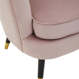 Chrishell Dusky Pink Velvet Chair