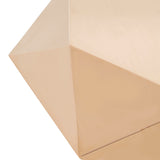 Rosa Rose Gold Diamond Cut Coffee Table