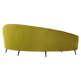 Rosita 3 Seater Olive Green Velvet Sofa