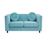 Asher 2 Seater Pastel Green Velvet Sofa