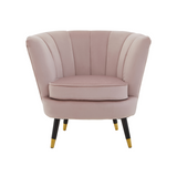 Chrishell Dusky Pink Velvet Chair