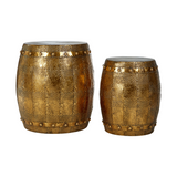 Murcia Hammered Drum Stools