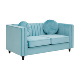 Asher 2 Seater Pastel Green Velvet Sofa