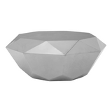 Rosa Silver Diamond Cut Coffee Table